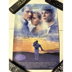 HERE ON‎ EARTH MOVIE POSTER DS 20 x 13 One Sheet  JOSH HARTNETT LEELEE SOBIESKI